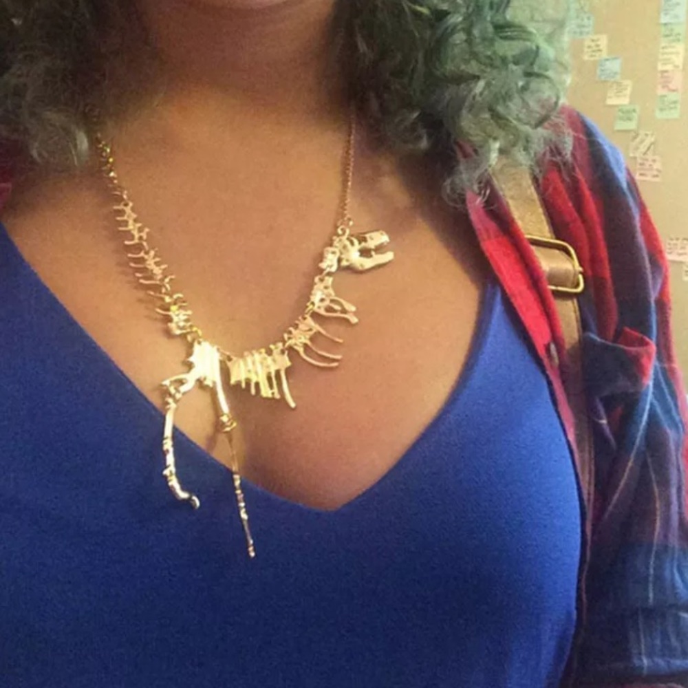 💛🦕🦖💛 NEW!!  dinosaur skeleton necklace 💛🦖 - Picture 7 of 7